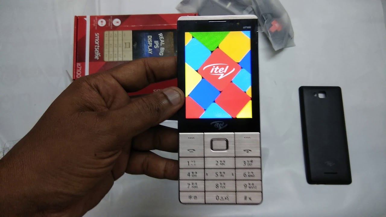 Talking phone virtually Blind can use this mobile Itel it7100