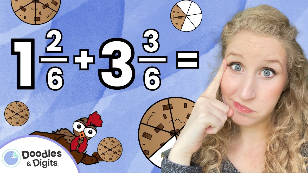 How to Add Mixed Numbers For Kids!