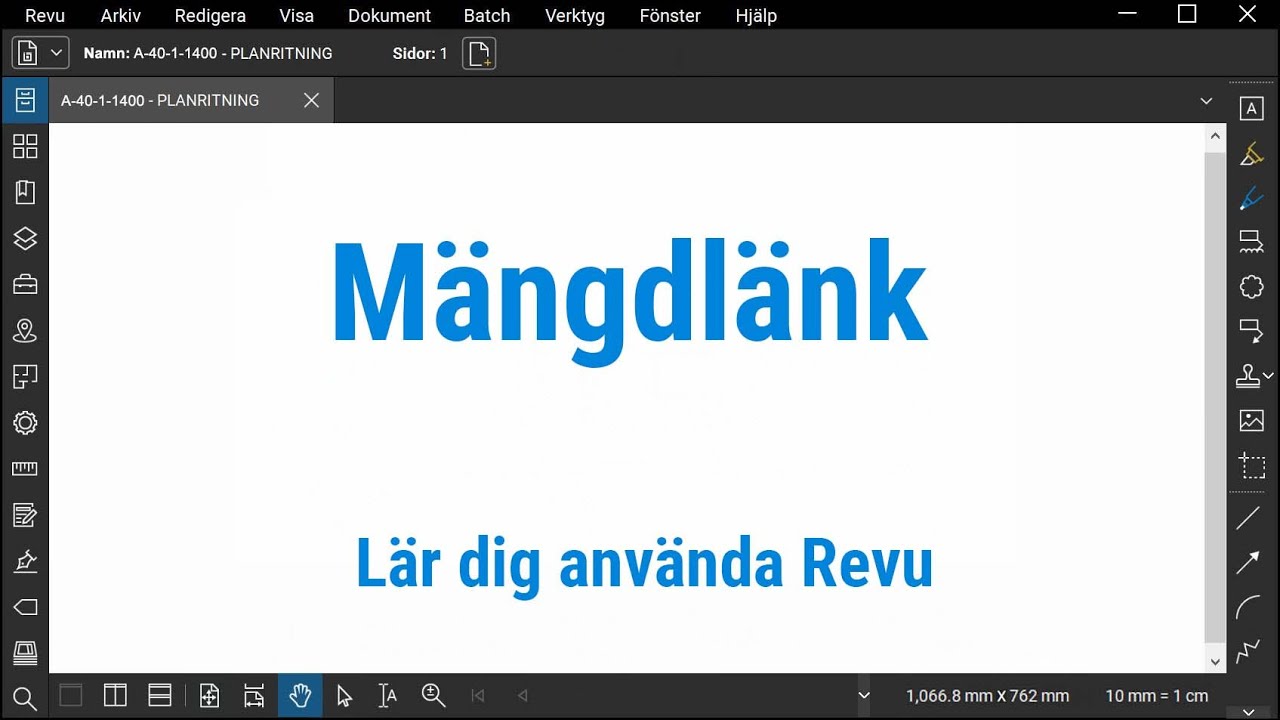 Bluebeam Revu: Mängdlänk