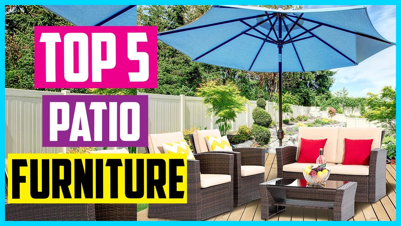✅Top 5 Best Patio Furniture 2022 Reviews