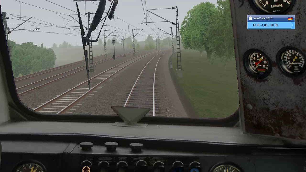 Baureihe 216 Testfahrt im Zusi-Zugsimulator