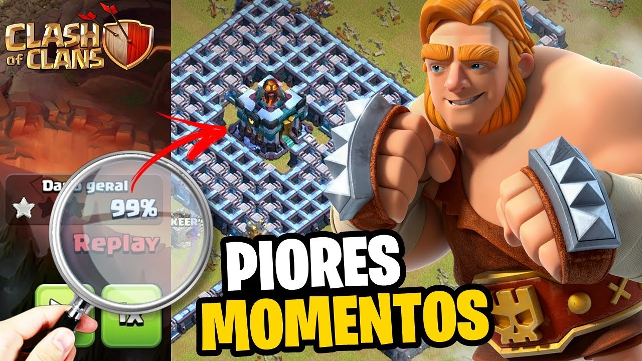 O MAIOR FAIL QUE EXISTE NO CLASH OF CLANS KKK!! TENTE NÃO RIR COM OS PIORES MOMENTOS DA LIGA!