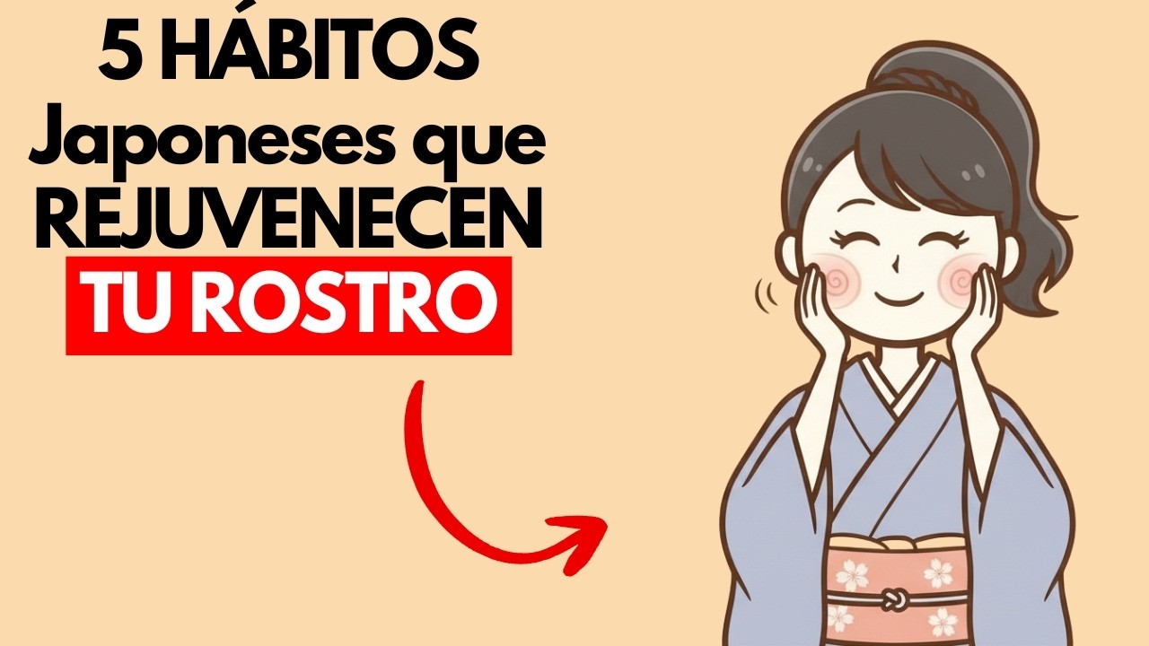 5 HÁBITOS Japoneses que REJUVENECEN tu Rostro