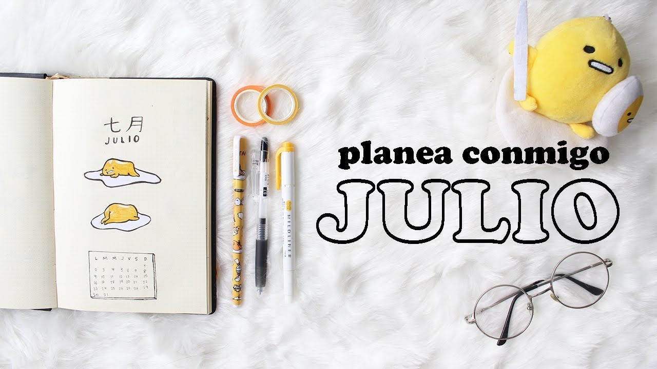 PLANEA CONMIGO | JULIO 2018 | BULLET JOURNAL | sofiapricot