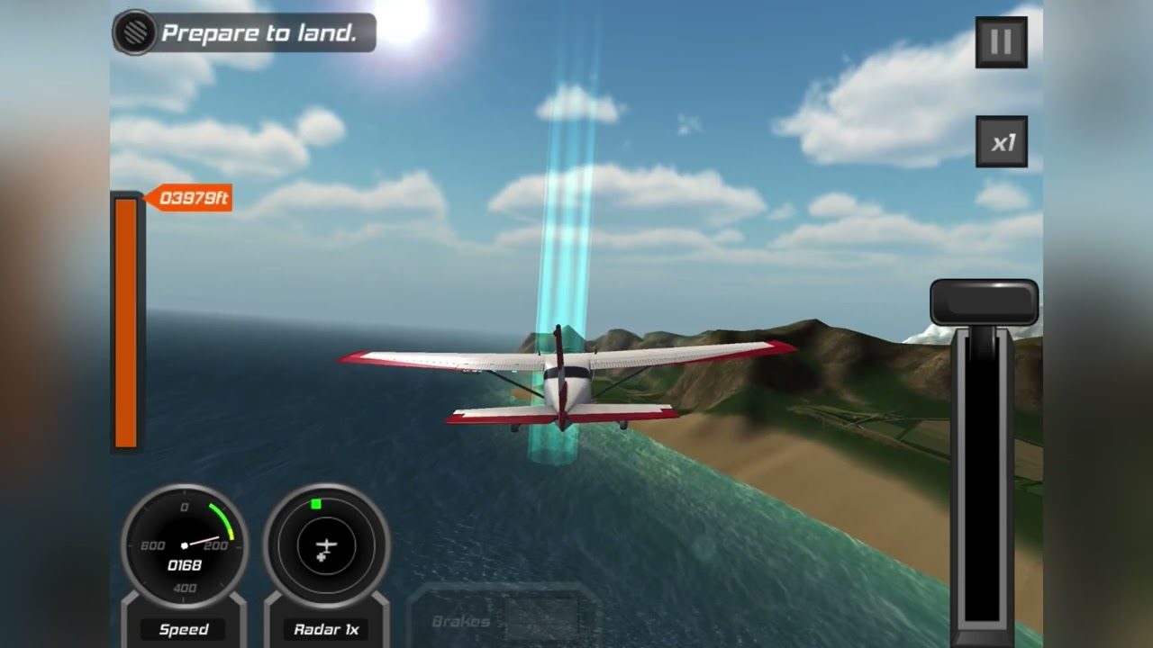 Gameplay Streaming: Flight Pilot, Level ￼3, Cadet