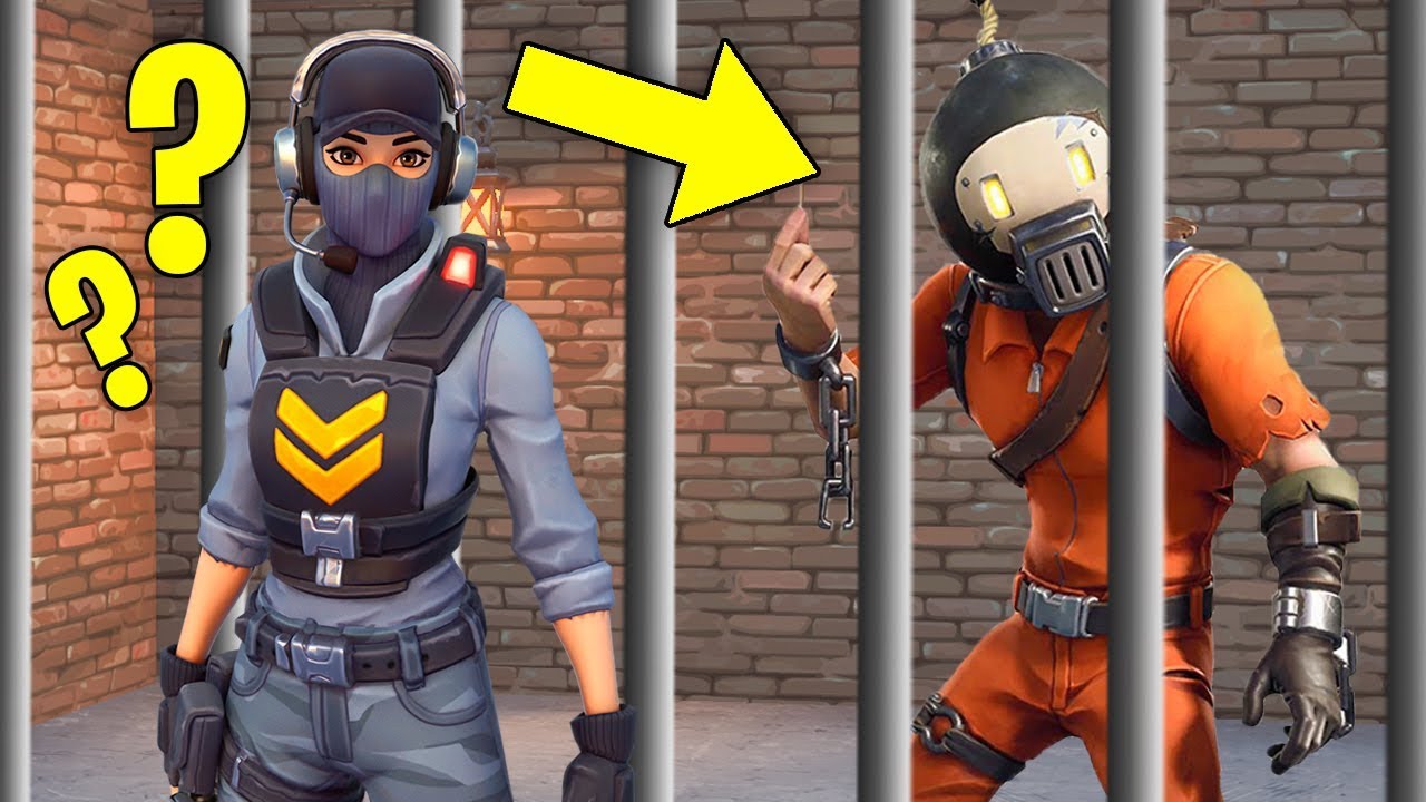 UCIECZKA Z WIĘZIENIA W FORTNITE! (POLICJANCI I ZŁODZIEJE)