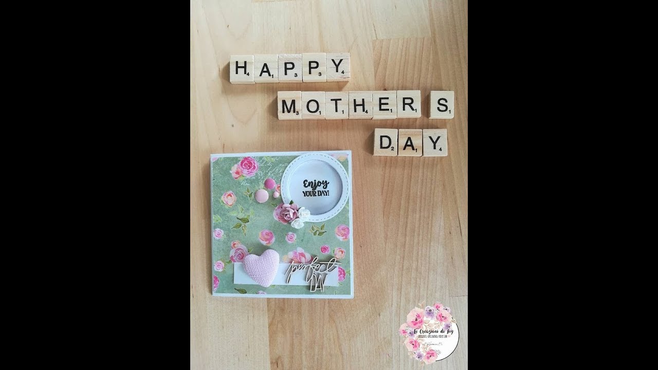 Peek -a - boo card per la festa della mamma