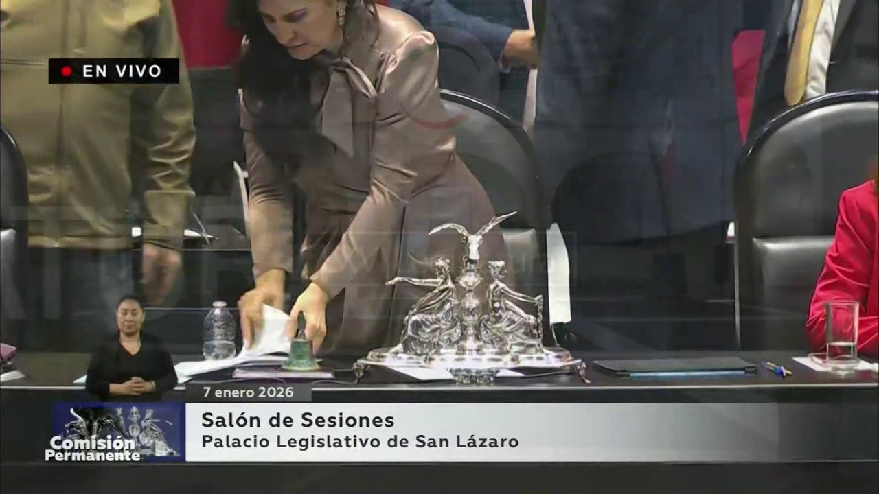 Sesión de la Comisión Permanente del Congreso de la Unión, del 07 de enero de 2026.