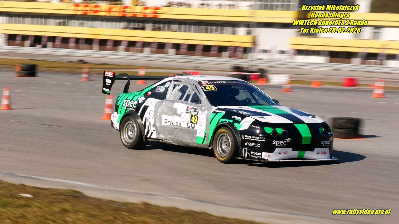 Krzysiek Mikołajczyk - Honda Integra - WWTECH SuperOES 2 Runda Tor Kielce 28-02-2026