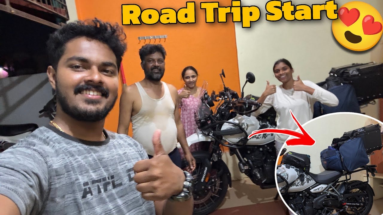 All Set For Bike Road Trip 😍 Dhanushkodi & More 