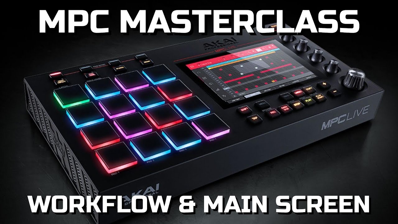 Рабочий процесс и главный экран MPC Masterclass EP1