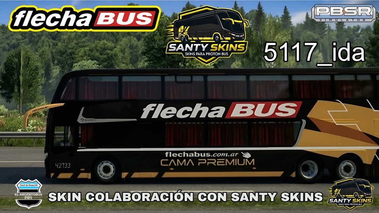 5117_ida Flecha Bus int43733 /Metalsur Starbus 3dp /proton bus simulator argentina 