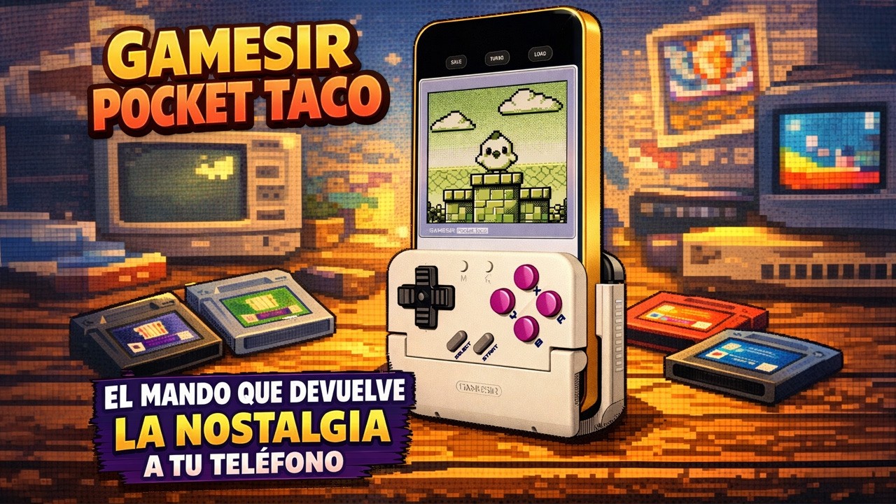 Probando el GameSir Pocket TACO: pequeño, retro y sorprendentemente bueno