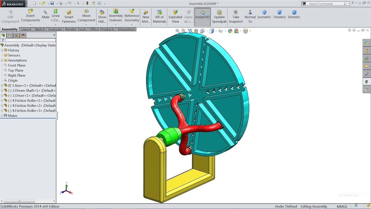 Solidworks tutorial | motion Study (Animation) in Solidworks