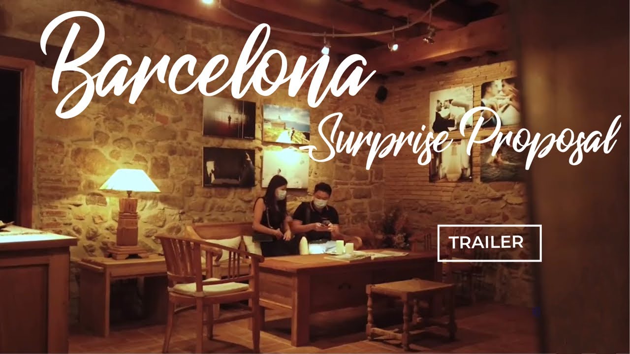 How we plan a Surprise Wedding Proposal | Barcelona Proposal | Trailer
