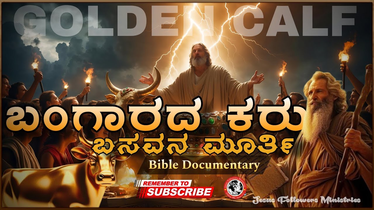 ಬಂಗಾರದ ಕರು #goldencalf #jesus #bibletruth #bible Documentary #kannadachristian #facts #biblestudy