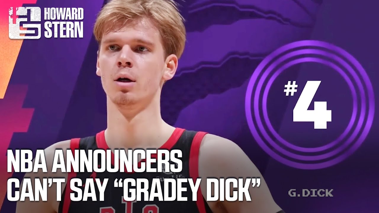 Howard Stern Talks NBA Announcers Struggling to Say Gradey Dick’s Name