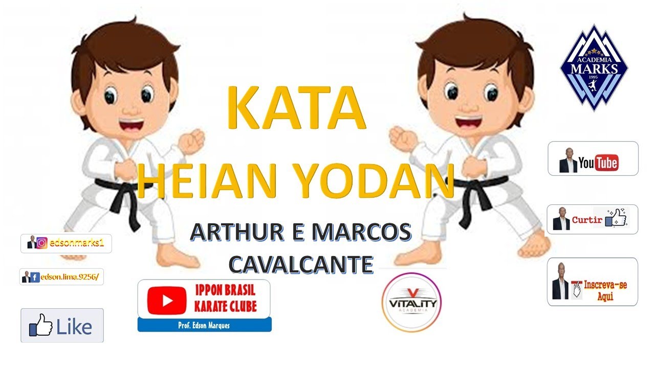 KATA HEIAN YODAN - Ippon Brasil (MARCO ANTONIO E ARTHUR CESAR)