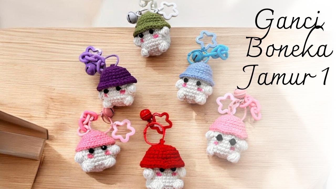 Part 1 : Boneka Jamur Imut #crochet #tutorial #handmade #crochettutorial #diy