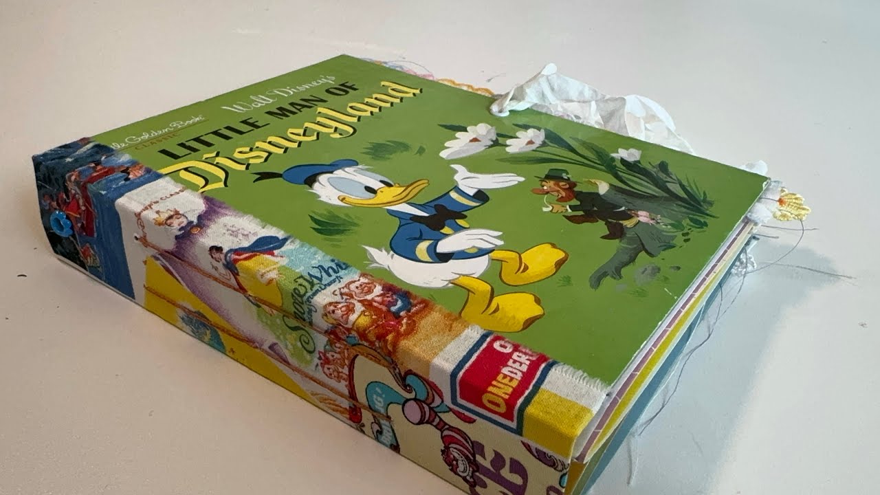 Little Golden Book Junk Journal Tutorial // SO quick & easy!