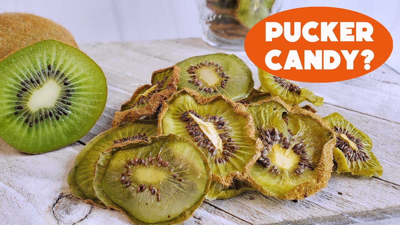 How to Dehydrate Kiwi and make Pucker Candy! A Sweet and Tart fruit chip for your kids!