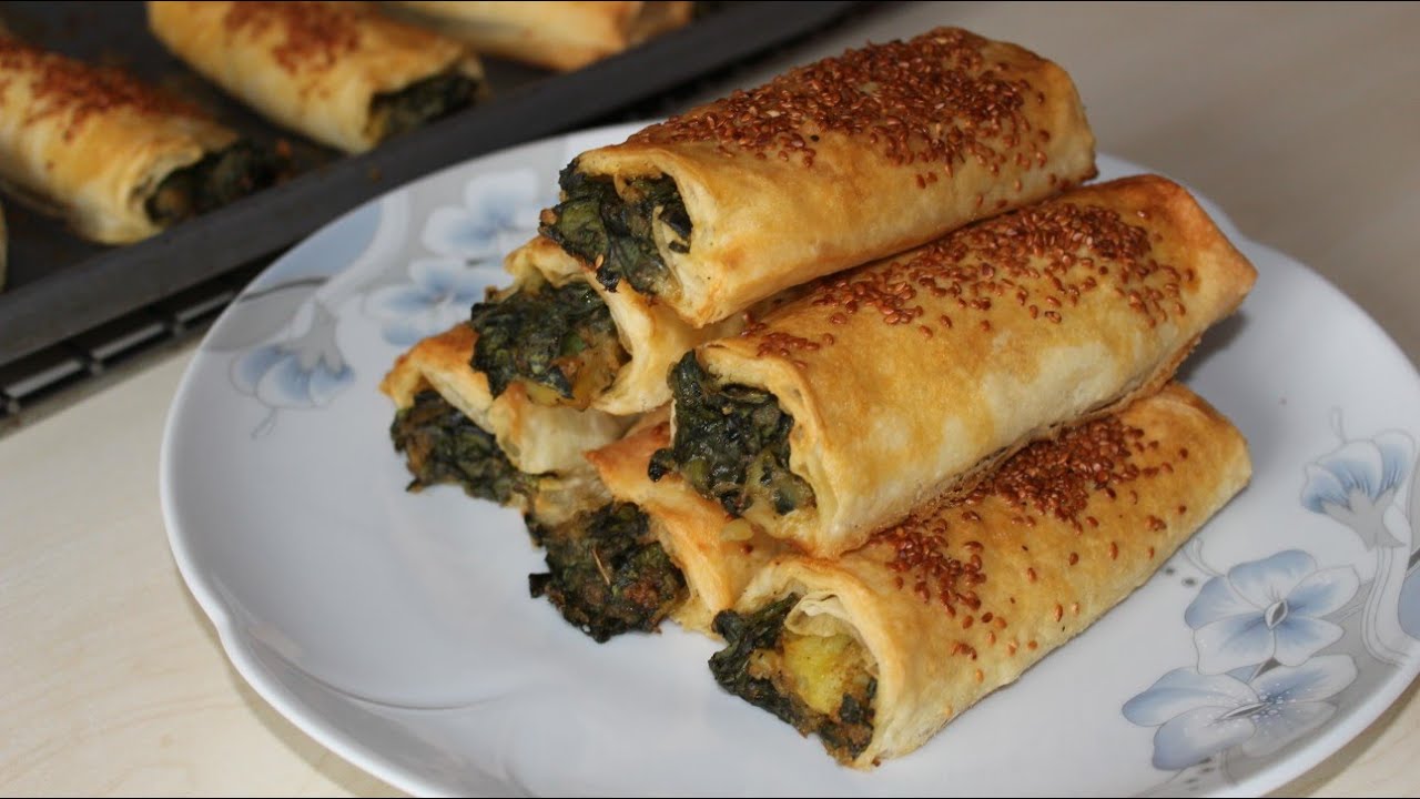 Çıtır Çıtır Ispanaklı Patatesli Börek Tarifi