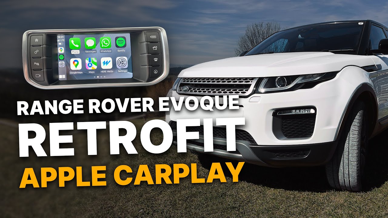 Evoque получает впечатляющее обновление: модернизированный Apple CarPlay