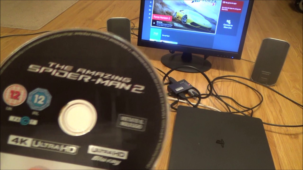 Что происходит, когда вы вставляете диск Blu-ray 4K Ultra HD в консоль Xbox One S