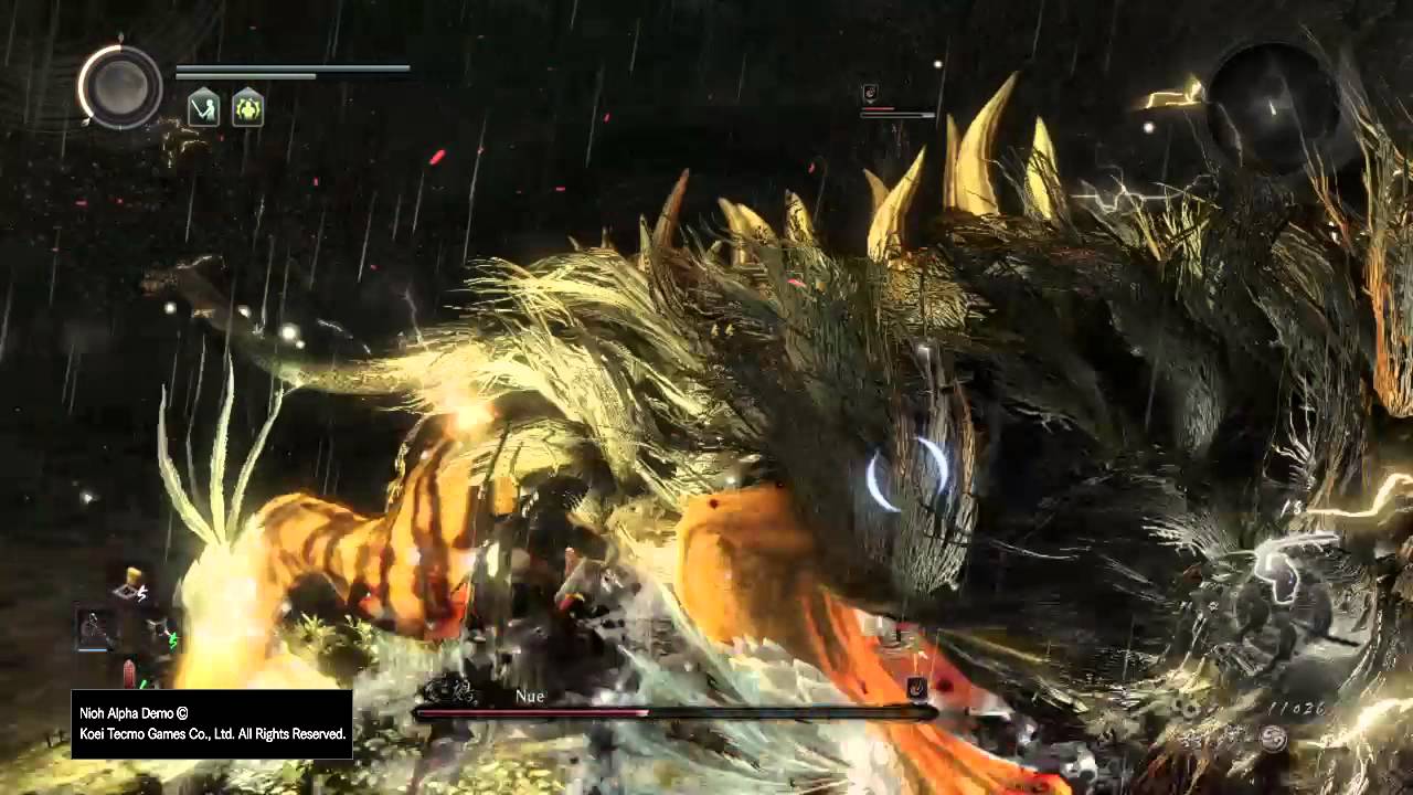 Nioh Alpha Demo - William Adams vs. Nue (Houjuu?)