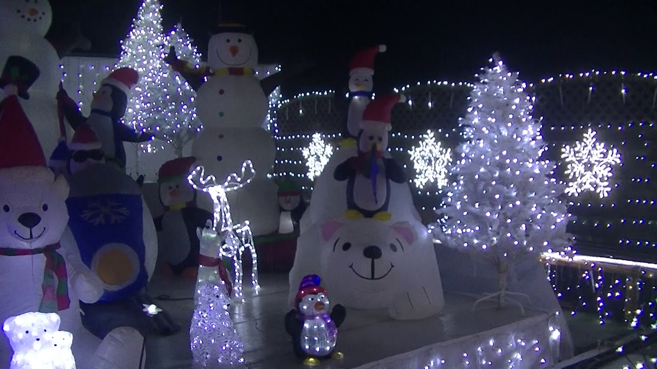 Weihnachtshaus Wagram am Wagram 2019 mit 166.277 LED Lichter