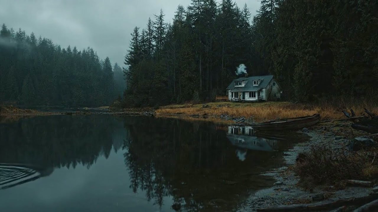 Lakeside Hearth Haven 🌲 Relaxing Medieval Flute Music (60 Minutes)