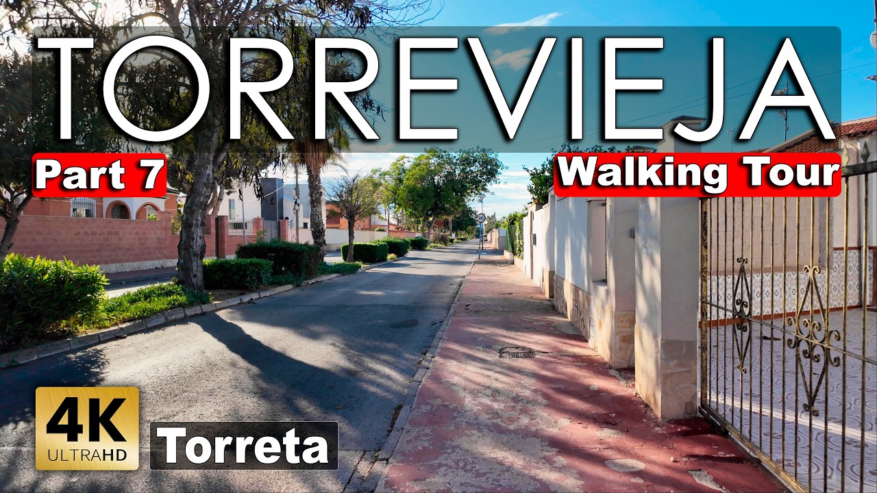 Torrevieja - Torreta, Part 7, November 2025 - Spain | Costa Blanca - Walking tour [4k 60fps]