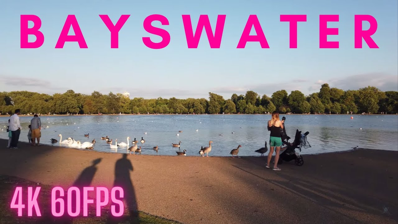 【4K】London Bayswater and Hyde Park walking tour - post lockdown 2020