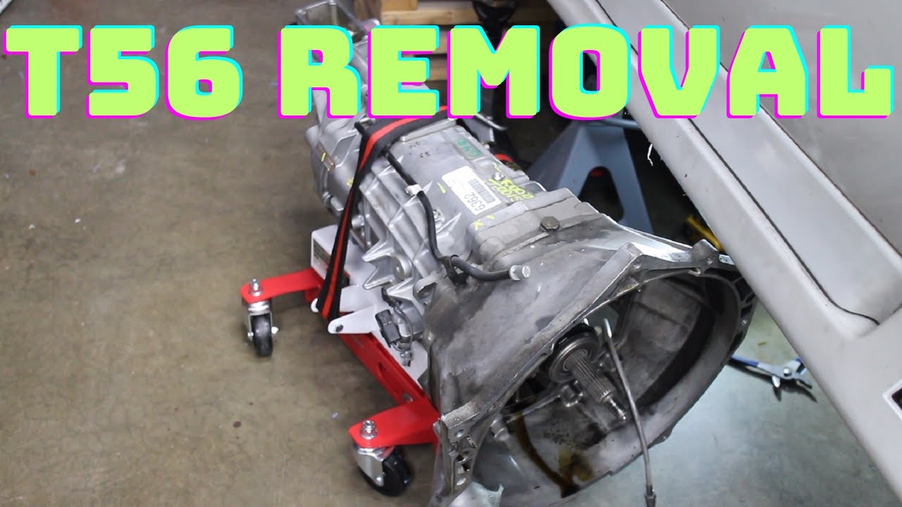 How to Remove a T56 6 speed Manual Transmission.
