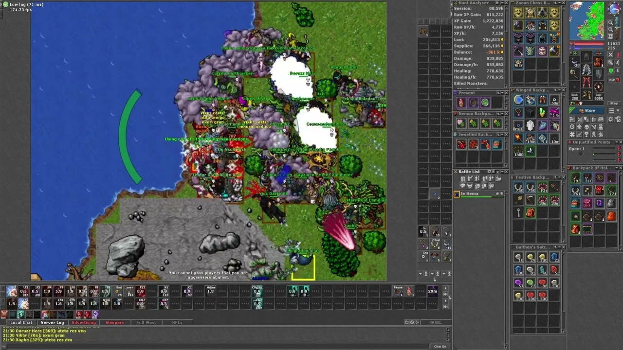 TIBIA PELORIA WAR SLEEPERS vs Reapers PART 1