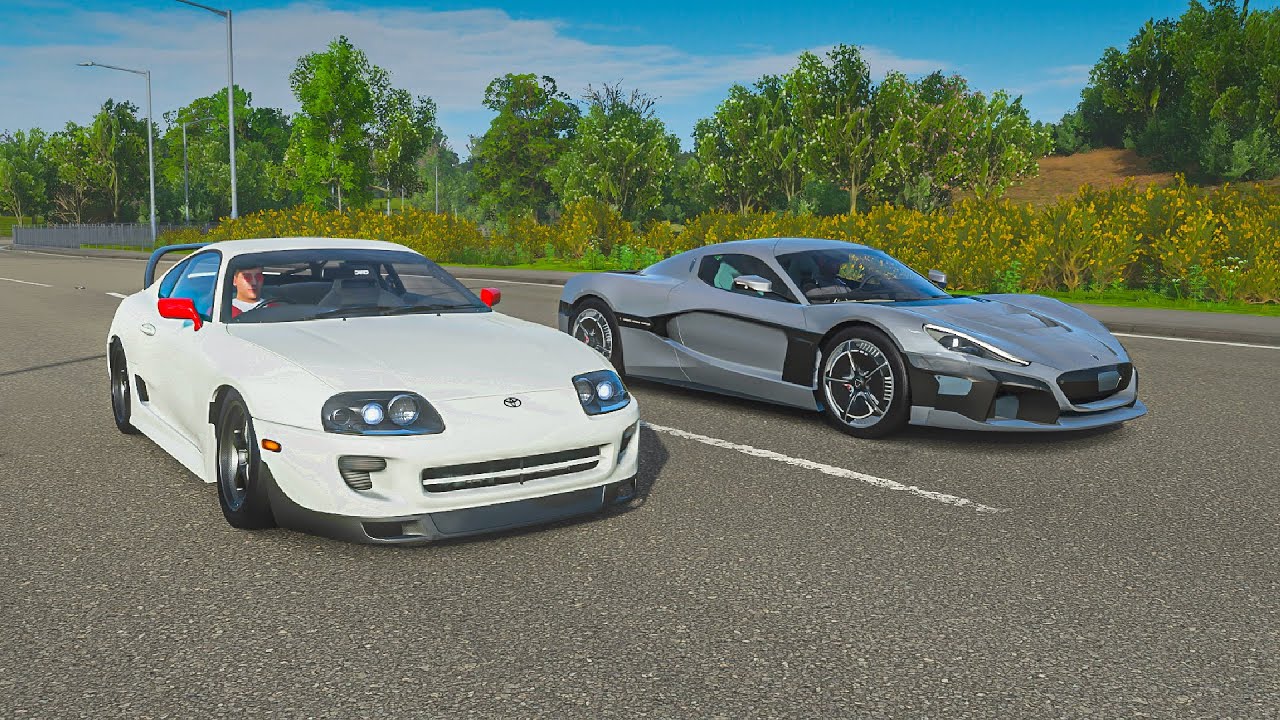 FH4 Drag Race | 1600 BHP Toyota Supra vs Rimac Concept 2!!!