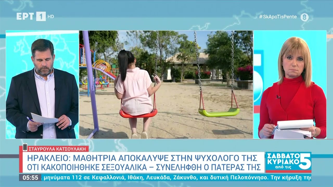 Ηράκλειο: Μαθήτρια αποκάλυψε στην ψυχολόγο του σχολείου ότι την κακοποίησε σεξουαλικά ο πατέρας της