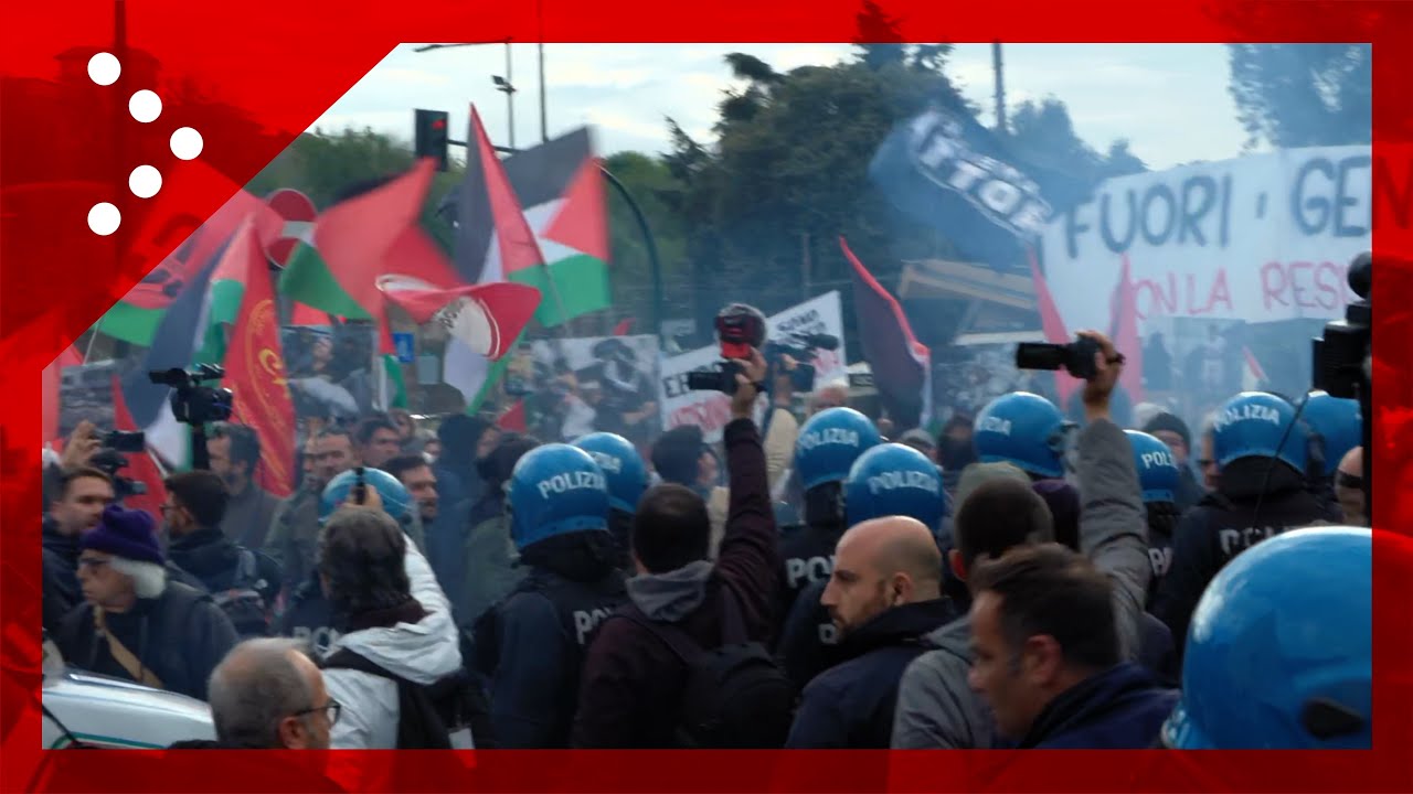 25 Aprile, tensione a Roma tra comunità ebraica e antagonisti: cordone polizia li separa