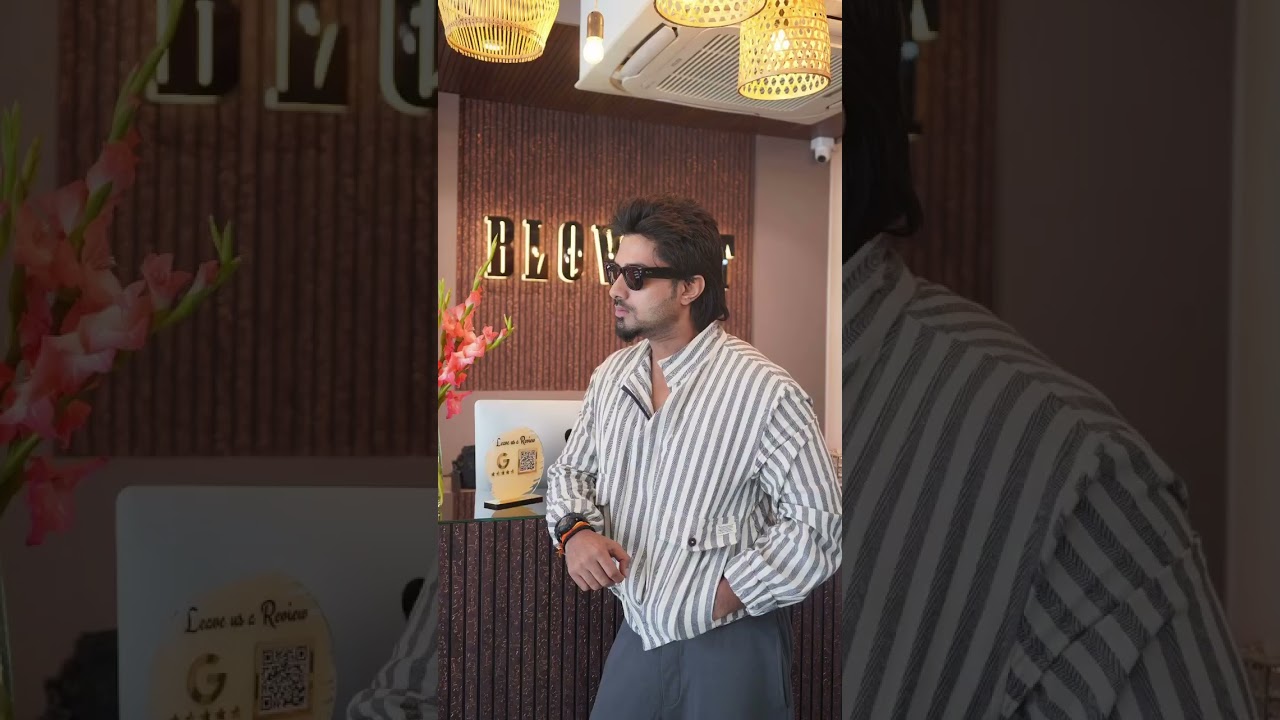 The great talented actor Rakksh carrying one of the fashion upgraded haircut