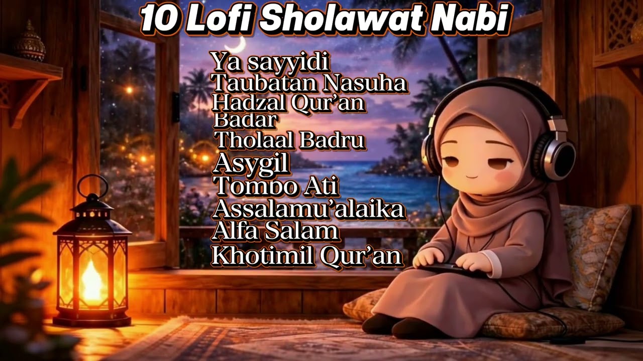 Kumpulan 10 Lofi Sholawat Nabi Terbaik | Sholawat Santai Bikin Hati Tenang