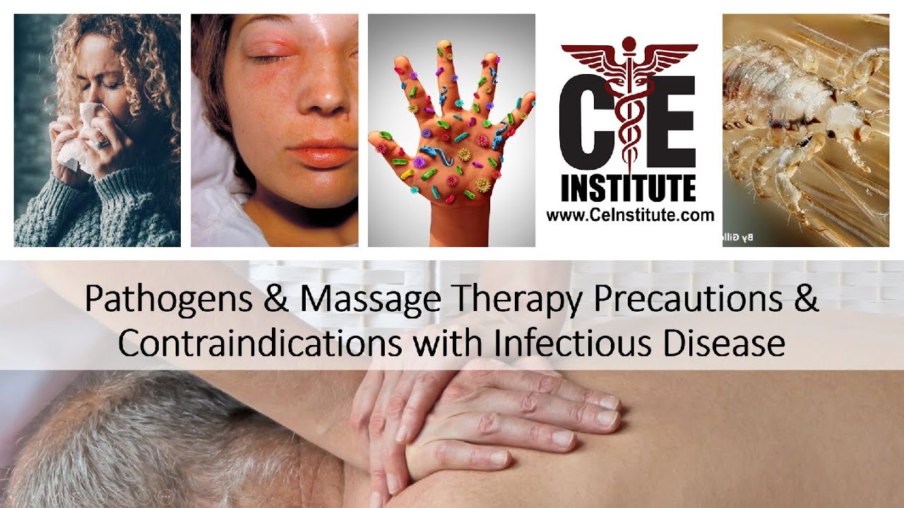 Pathogens & Massage Therapy Precautions & Contraindications with Infectious Disease