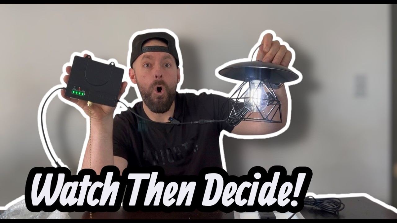 Watch Then Decide - Outdoor Solar Shed Light!