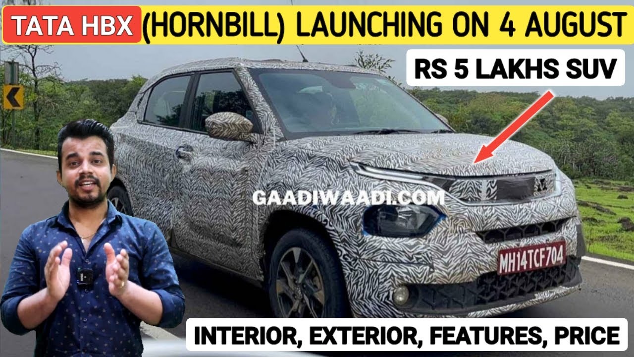 2021 TATA HBX (HORNBILL) LAUNCHING ON 4 AUGUST 2021 - EXTERIOR, INTERIOR, FEATURES, PRICES, LAUNCH