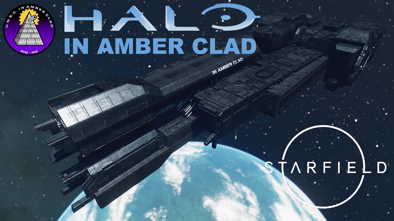 STARFIELD | HALO - UNSC In Amber Clad - Quick Tour | PC 4K • RTX3080 Ti 