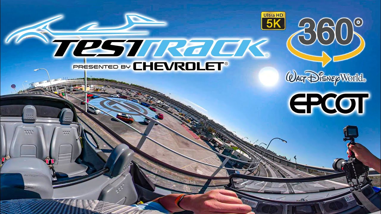 VR 360 5K Test Track On Ride Ultra HD POV with Queue EPCOT Walt Disney World 2020-10-30