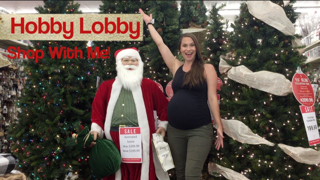 Everything Christmas Shop With Me at Hobby Lobby!! Let's Go Caroling Together!