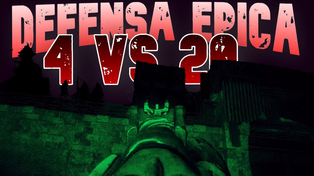 [ NOS RAIDEAN DESDE LA RAID-BASE ][  DEFENSA 4 VS 20 ] El Wipe de los Alzaditos #3