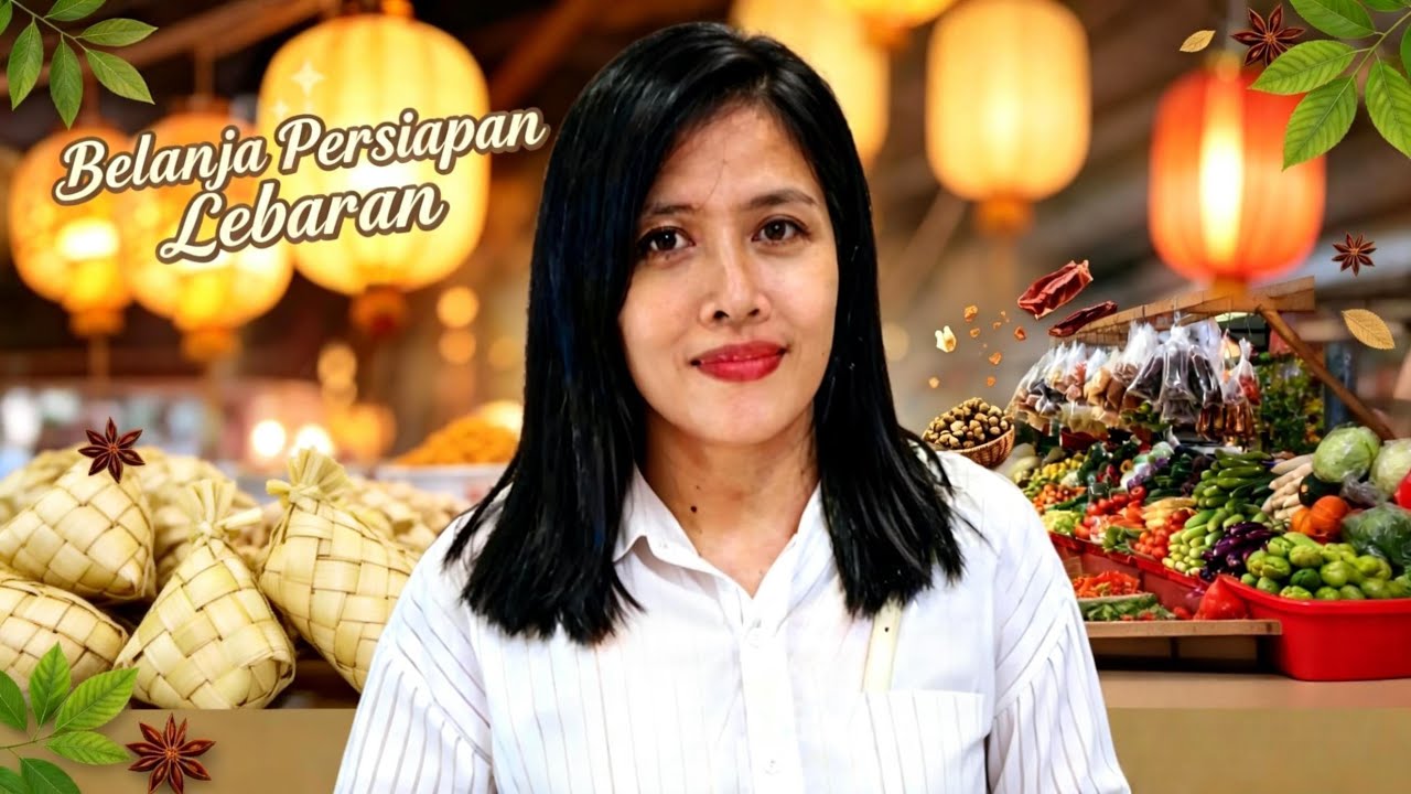 H-2 LEBARAN: BELANJA DI PASAR, RAMAI BANGET!