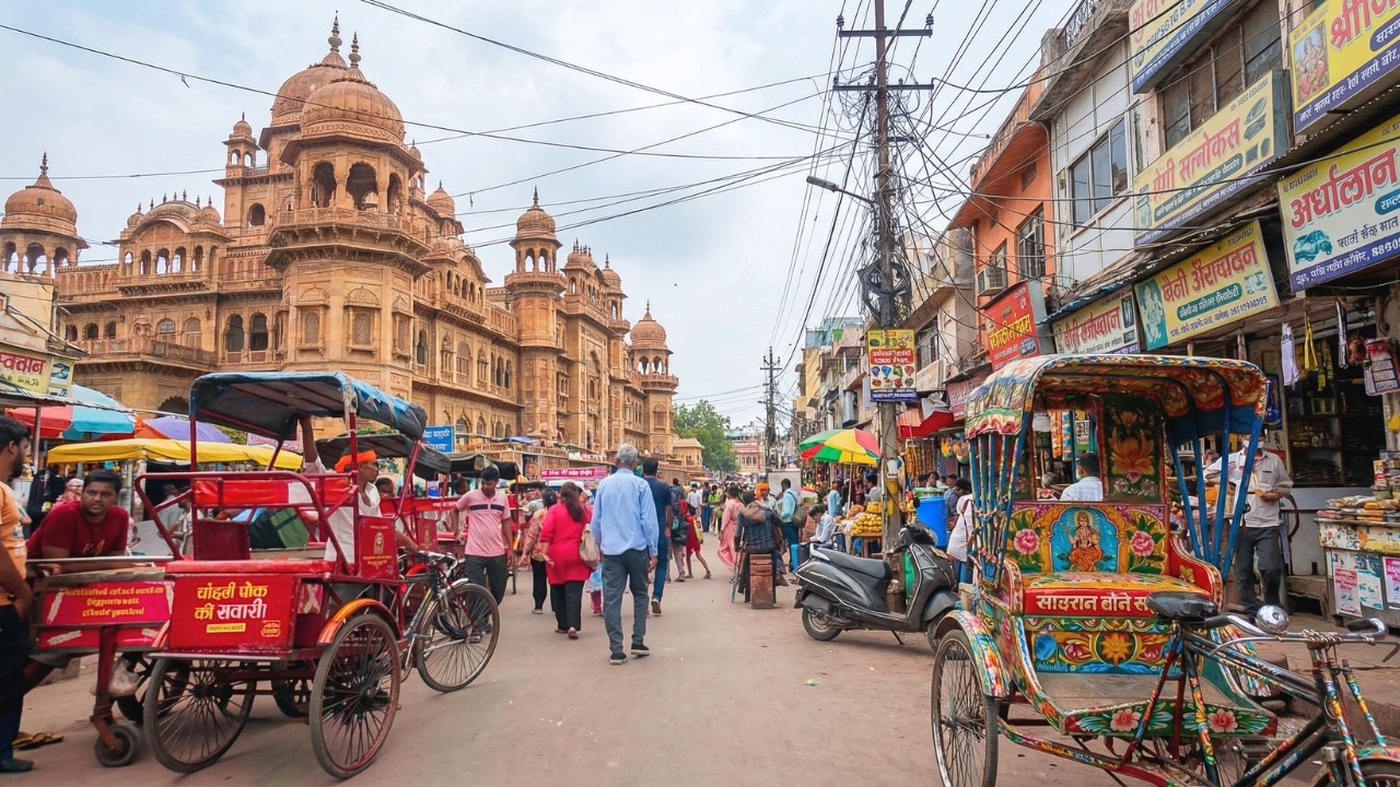🇮🇳 Уличная жизнь Нью-Дели | Индия 4K