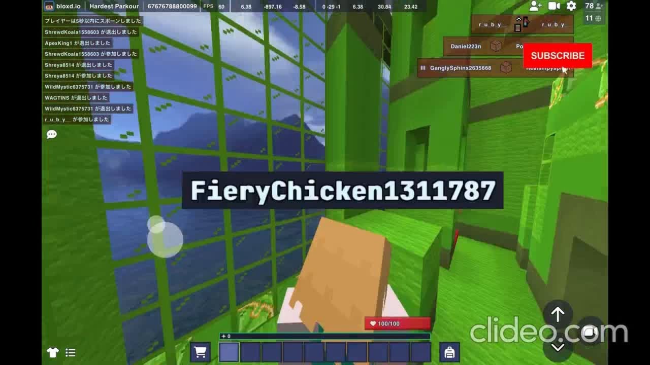 Parkour Vid!#bloxdio